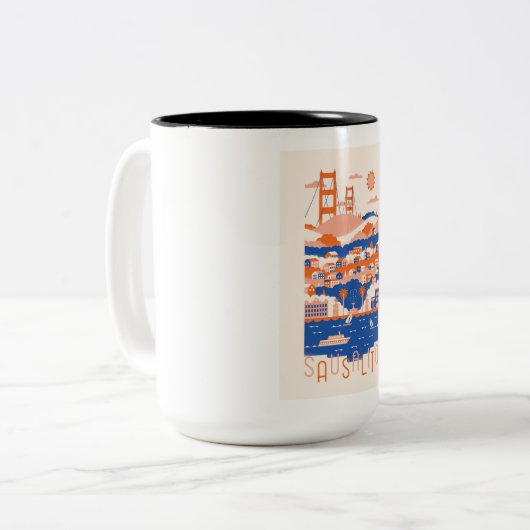 Sausalito Koffie Mok (Voorkant links)