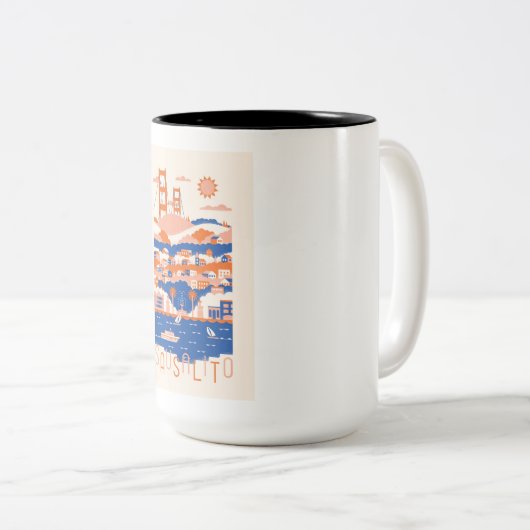 Sausalito Koffie Mok (Voorkant rechts)