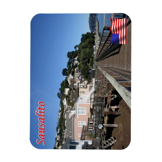 Sausalito - Promenade - Verenigde Staten - Magneet (Verticaal)