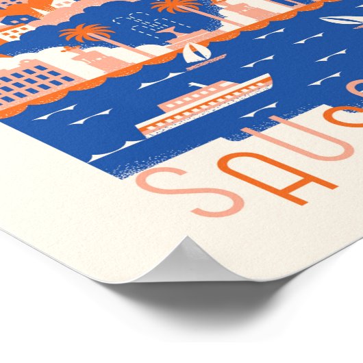 Sausalito Travel Poster (Hoek)