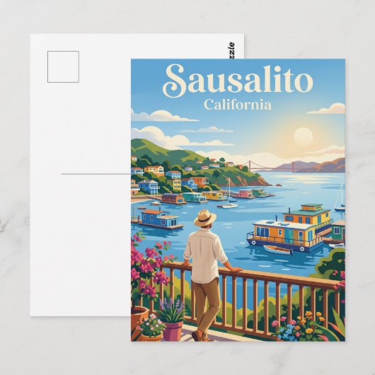 Sausalito VS Briefkaart (Voorkant / Achterkant)