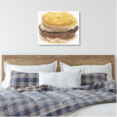Sause Biscuit Canvas Afdruk (Insitu (Slaapkamer))