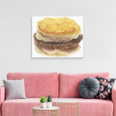 Sause Biscuit Canvas Afdruk (Insitu (Woonkamer))