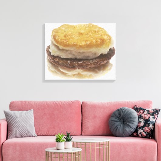 Sause Biscuit Canvas Afdruk (Insitu (Woonkamer))