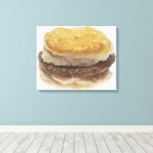 Sause Biscuit Canvas Afdruk (Insitu (Houten vloer))