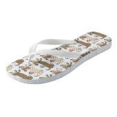 Sause Dog Dachshund Teenslippers Beach Footwear (Schuin)