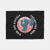 Sause Dog mama Fleece Deken (Voorkant (Horizontaal))