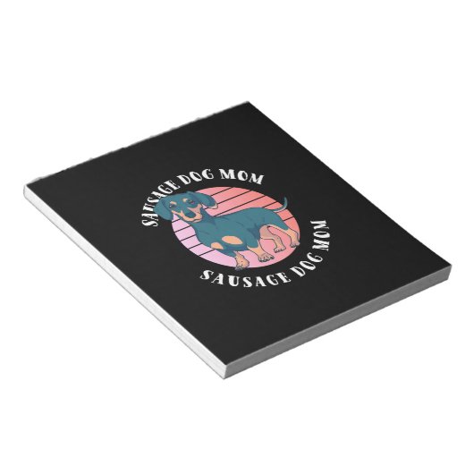 Sause Dog mama Notitieblok (Schuin)