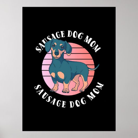 Sause Dog mama Poster (Voorkant)