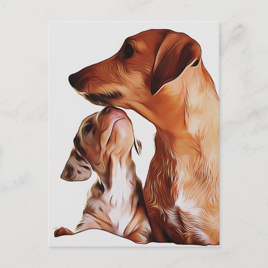 Sause Dog Puppies 7 weken Dachshund Birthday Pos Briefkaart (Voorkant)