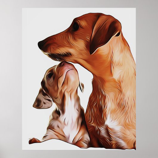 Sause Dog Puppies 7 weken Dachshund Birthday Poster (Voorkant)