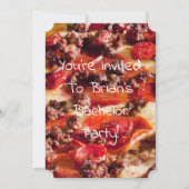 sause pepperoni pizzabachelor kaart (Voorkant)