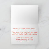 "Sause Pizza" Birthday Kaart (Binnen)