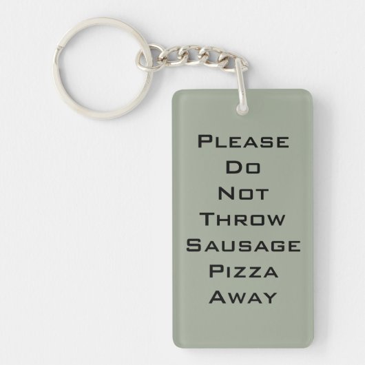 Sause Pizza Sleutelhanger (Voorkant)