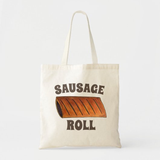 Sause Roll British Food Savory Pastry Chef Café Tote Bag (Voorkant)
