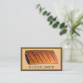 Sause Roll British Food Savory Pastry Chef Café Visitekaartje (Staand voorkant)