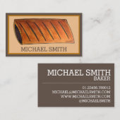 Sause Roll British Food Savory Pastry Chef Café Visitekaartje (Voorkant / Achterkant)