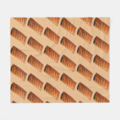 Sause Roll British Savory Pastry Snack Food UK Fleece Deken (Voorkant (Horizontaal))