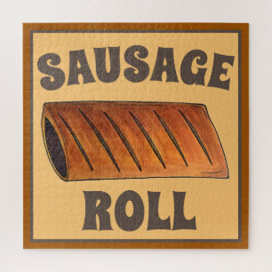 Sause Roll British Savory Pastry Snack Food UK Legpuzzel