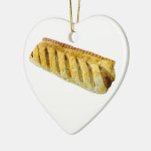 Sause Roll Heart Shaped Kerstversiering Keramisch Ornament (Links)