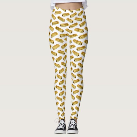 Sause Roll Polka Dot Pattern Leggings (Voorkant)