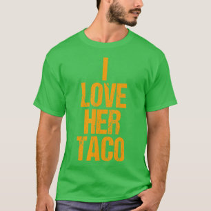 Sause Taco Matching Couple Costumes Halloween Fu T-shirt