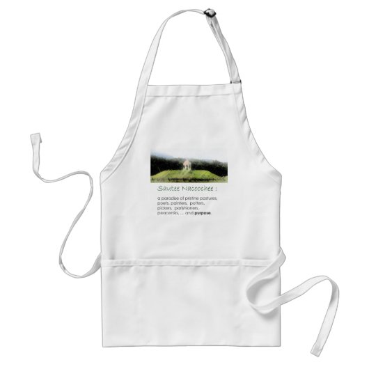 Sautee Nacoochee Apron Standaard Schort (Voorkant)