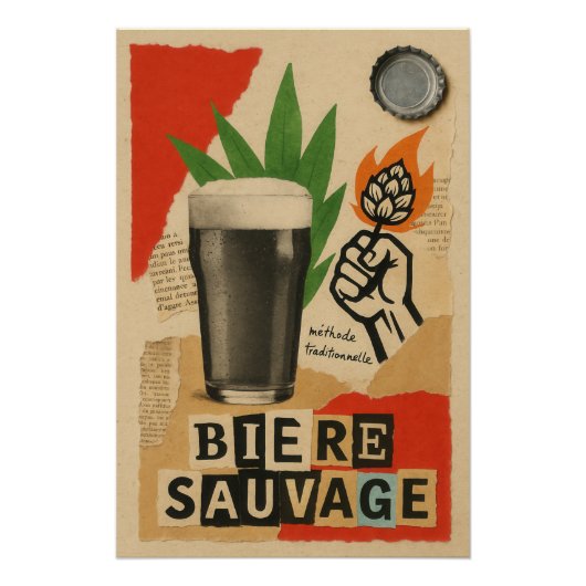 Sauvage Bier - Poster (Voorkant)