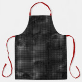 Sauve Black White Print op Chefs Schort (Voorkant)