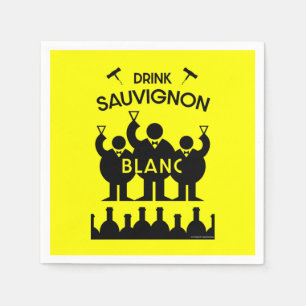 Sauvignon Blanc wijn drinker Servet