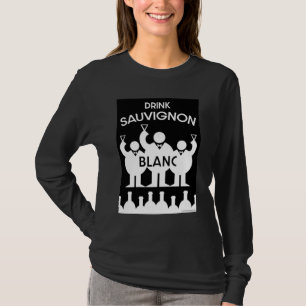 Sauvignon Blanc wijn drinker T-shirt