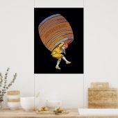 Sauvignon Blanc Wine Barrel Poster (Keuken)