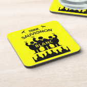 Sauvignon Blanc Wine Drinker Bier Onderzetter (Linkerzijde)