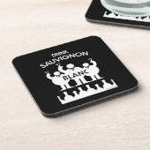 Sauvignon Blanc Wine Drinker Bier Onderzetter (Linkerzijde)