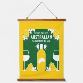 Sauvignon Blanc Wine Drinker Hangend Wandkleed