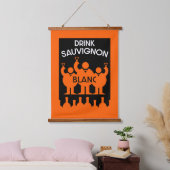 Sauvignon Blanc Wine Drinker Hangend Wandkleed (Slaapkamer)