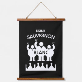 Sauvignon Blanc Wine Drinker Hangend Wandkleed