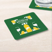 Sauvignon Blanc Wine Drinker Kartonnen Onderzetters (Schuin)