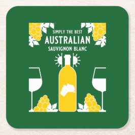 Sauvignon Blanc Wine Drinker Kartonnen Onderzetters