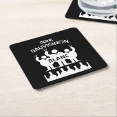 Sauvignon Blanc Wine Drinker Kartonnen Onderzetters (Schuin)