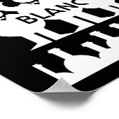 Sauvignon Blanc Wine Drinker Poster (Hoek)