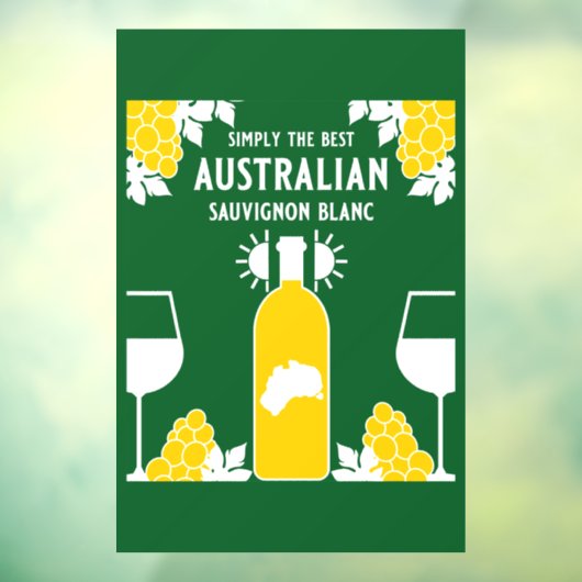 Sauvignon Blanc Wine Drinker Raamsticker (Vel 3)