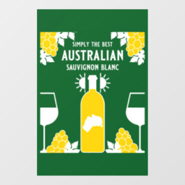 Sauvignon Blanc Wine Drinker Raamsticker