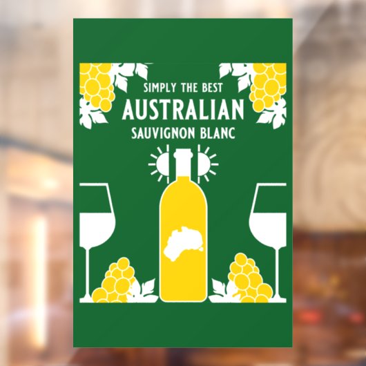 Sauvignon Blanc Wine Drinker Raamsticker (Vel 2)