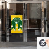 Sauvignon Blanc Wine Drinker Raamsticker (Kantoordeur)