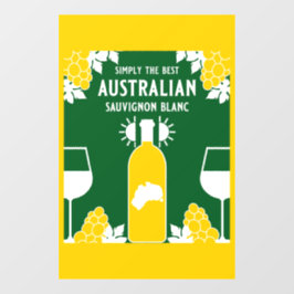 Sauvignon Blanc Wine Drinker Raamsticker