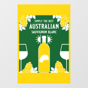 Sauvignon Blanc Wine Drinker Raamsticker