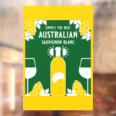 Sauvignon Blanc Wine Drinker Raamsticker (Vel 2)