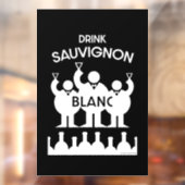Sauvignon Blanc Wine Drinker Raamsticker (Vel 2)
