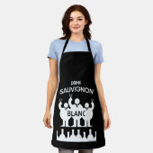 Sauvignon Blanc Wine Drinker Schort (Gedragen)